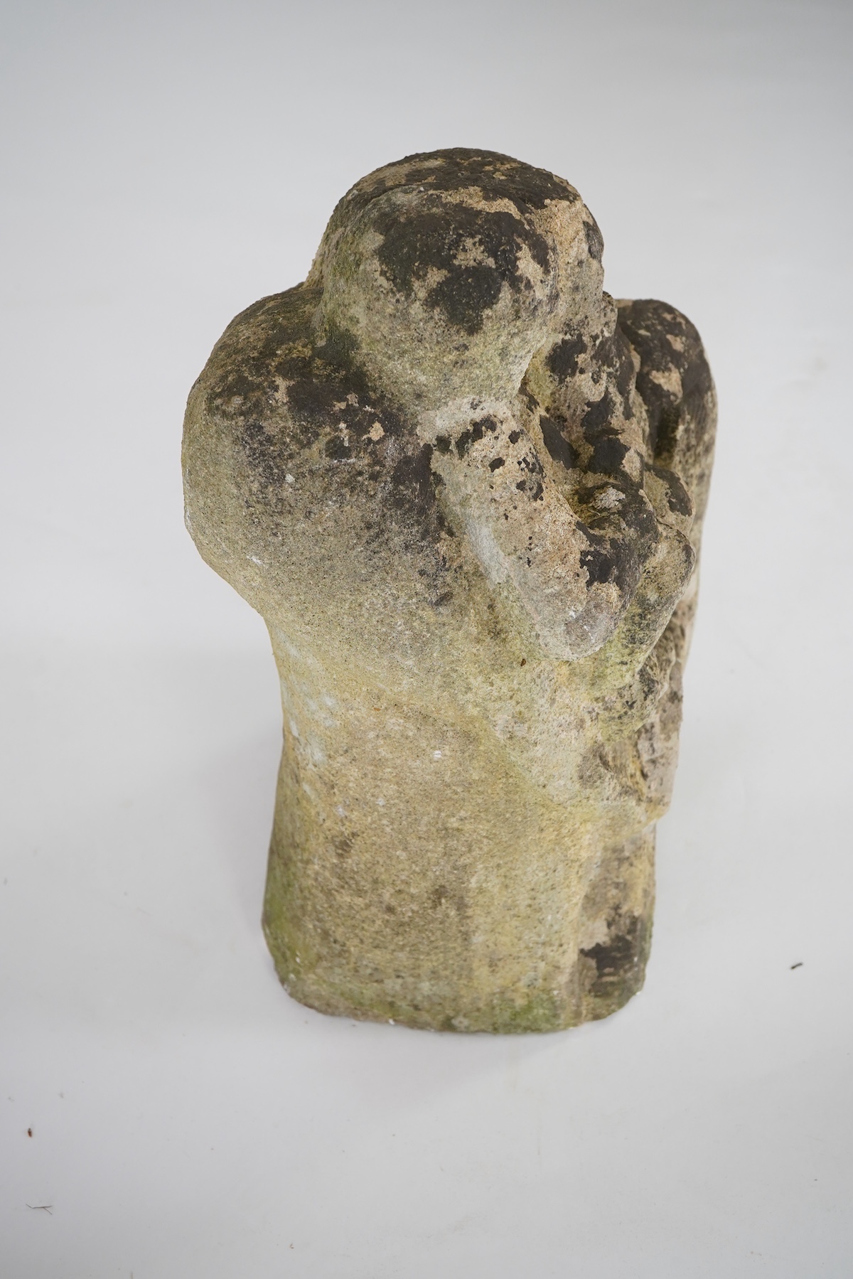 Manner of Ditching School: A limestone Madonna and child group